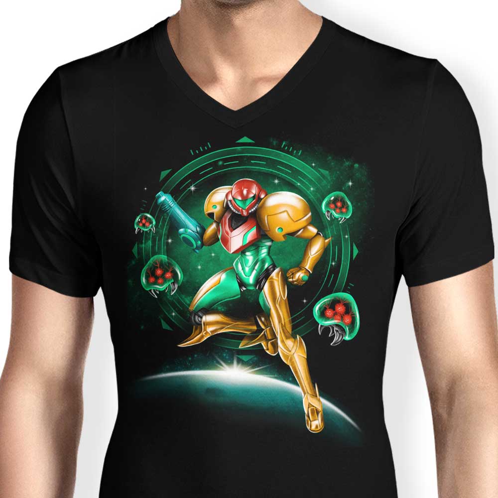 Hunting in Space - Men's V-Neck