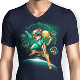 Hunting in Space - Men's V-Neck