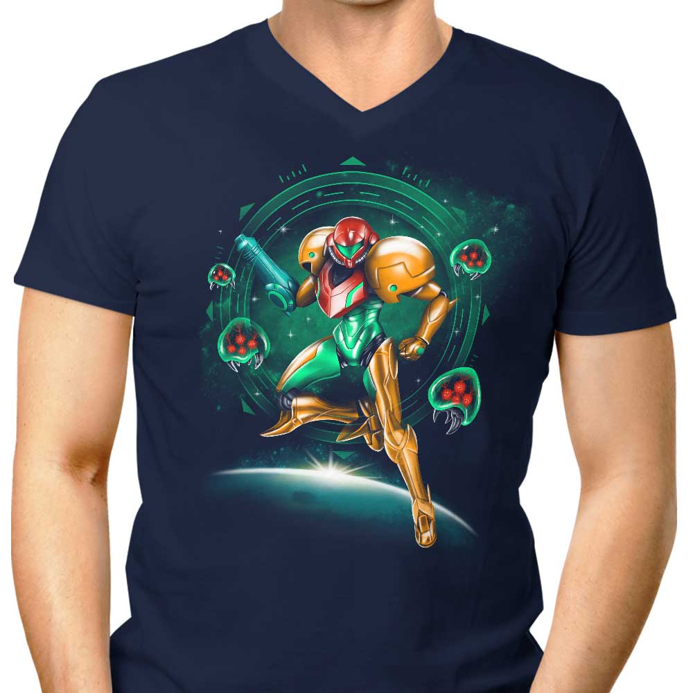 Hunting in Space - Men's V-Neck