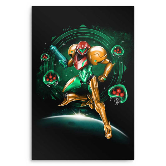 Hunting in Space - Metal Print