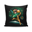 Hunting in Space - Throw Pillow