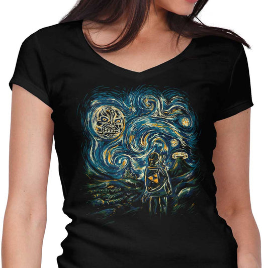 Hylian Night - Women's V-Neck