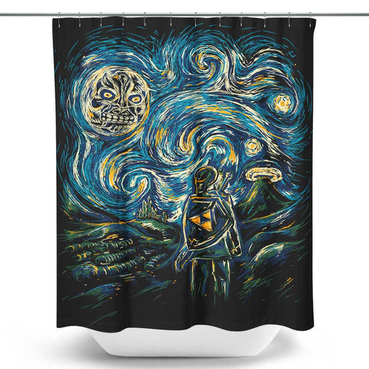 Hylian Night - Shower Curtain