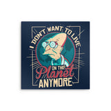 I Don't Want to Live Here - Metal Print