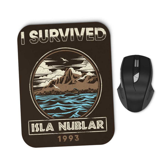 I Survived Isla Nublar - Mousepad