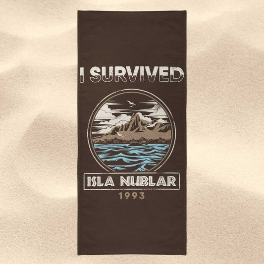 I Survived Isla Nublar - Towel