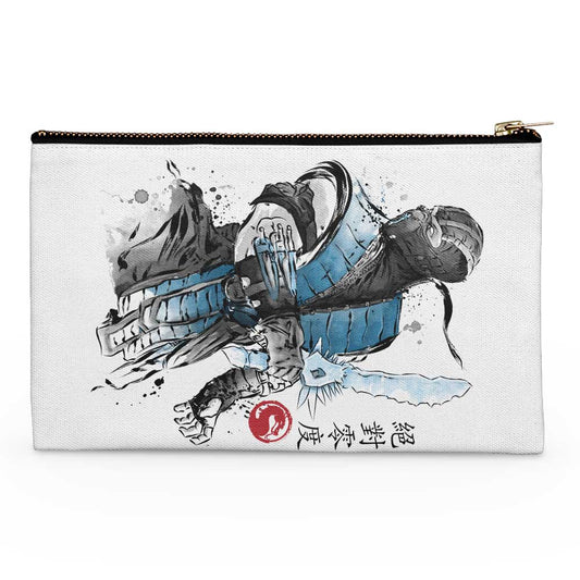 Ice Warrior Sumi-e - Accessory Pouch