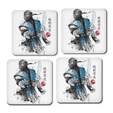 Ice Warrior Sumi-e - Coasters