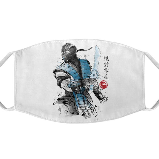 Ice Warrior Sumi-e - Face Mask