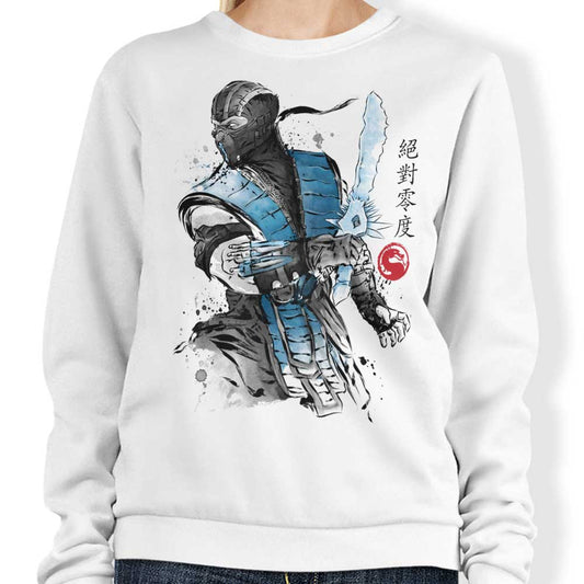 Ice Warrior Sumi-e - Sweatshirt