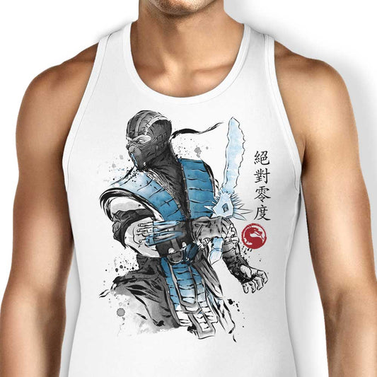 Ice Warrior Sumi-e - Tank Top