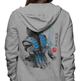 Ice Warrior Sumi-e - Hoodie