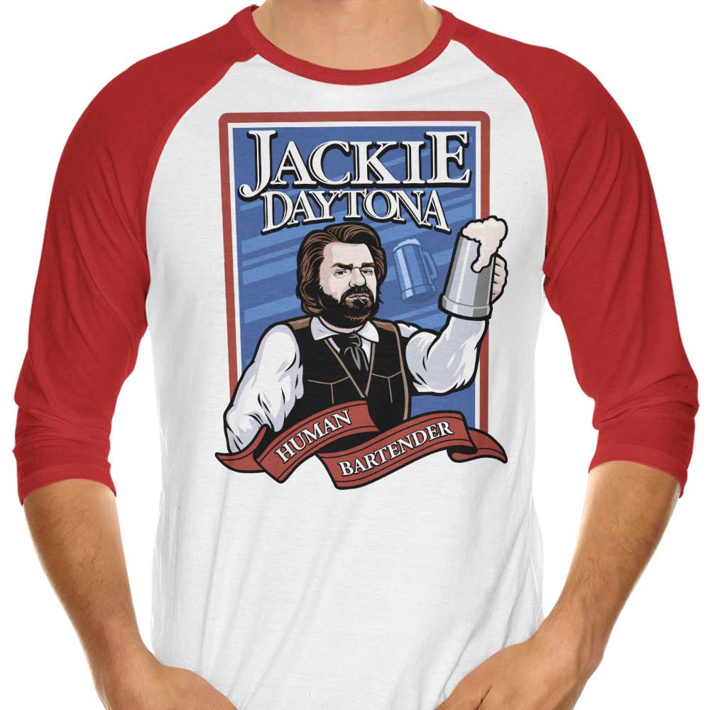 Jackie Daytona - 3/4 Sleeve Raglan T-Shirt