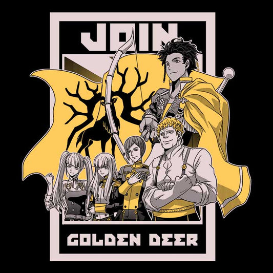 Join Golden Deer - Wall Tapestry