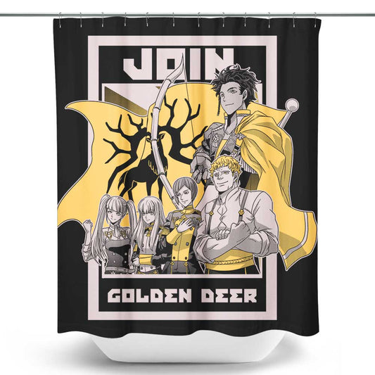 Join Golden Deer - Shower Curtain