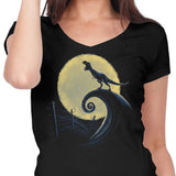 Jurassic Nightmare - Women's V-Neck