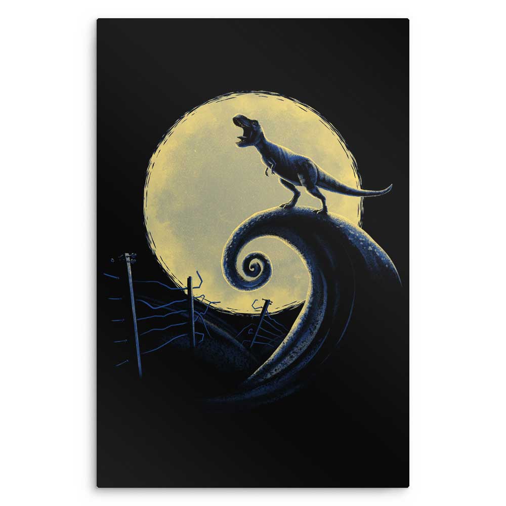 Jurassic Nightmare - Metal Print