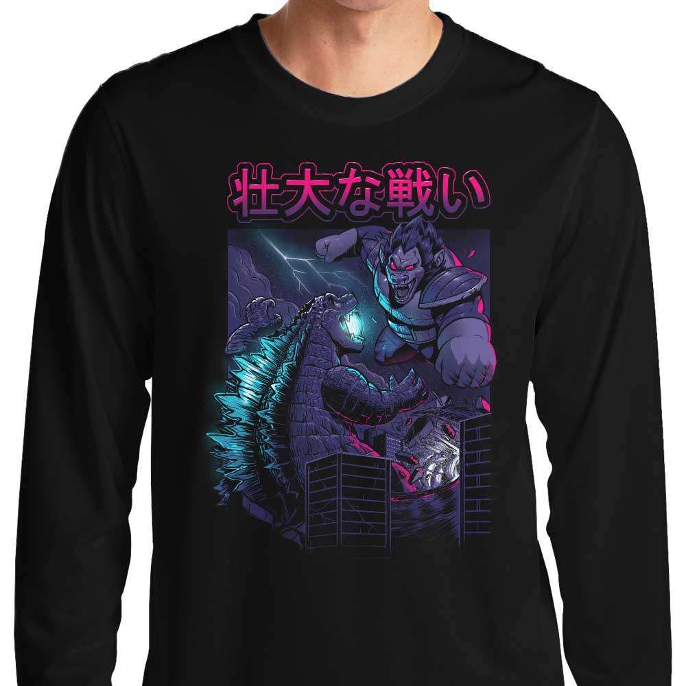 Kaiju Epic Battle - Long Sleeve T-Shirt