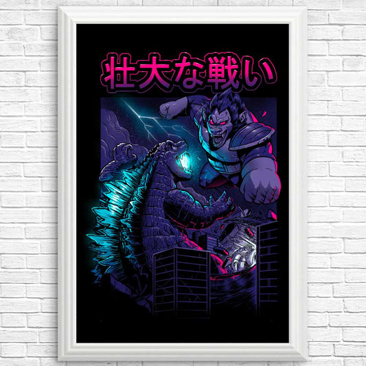 Kaiju Epic Battle - Posters & Prints