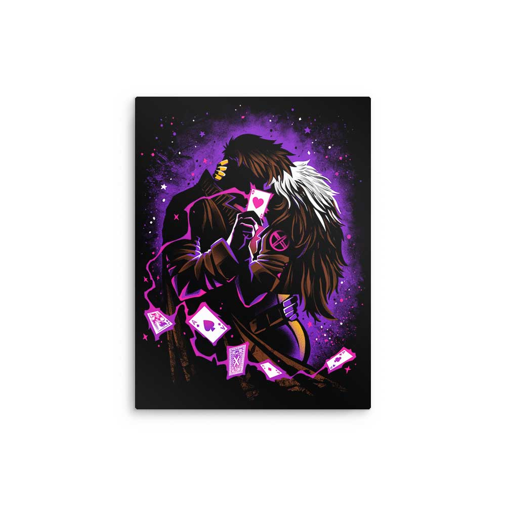 Kinetic Kiss - Metal Print