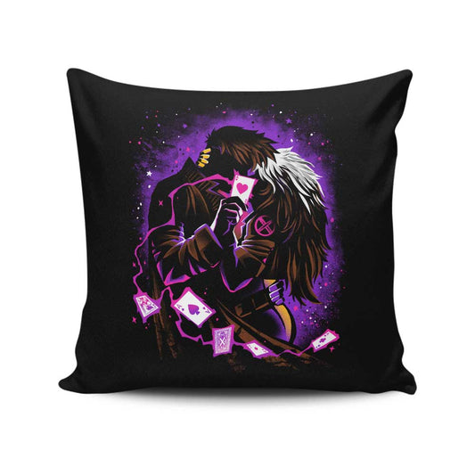 Kinetic Kiss - Throw Pillow