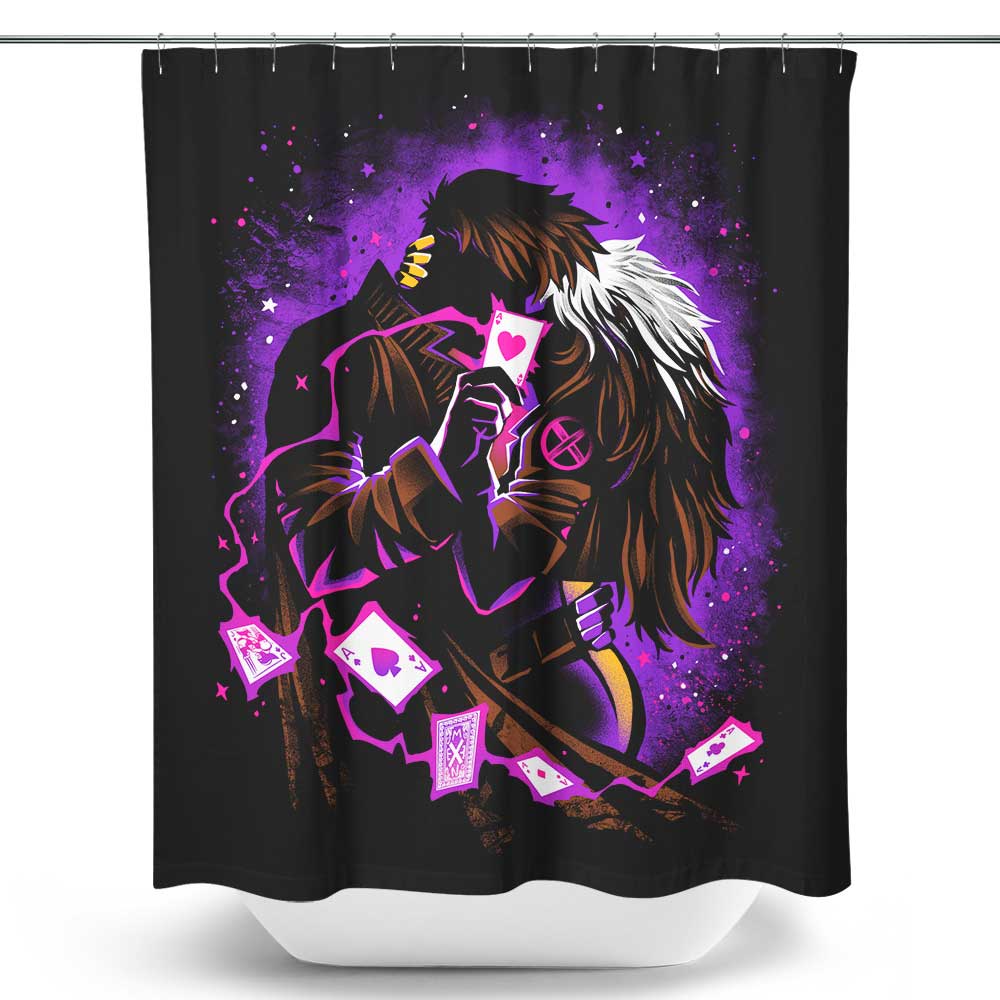 Kinetic Kiss - Shower Curtain