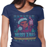 Kinetic Xmas - Women's V-Neck