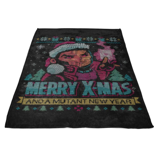 Kinetic Xmas - Fleece Blanket