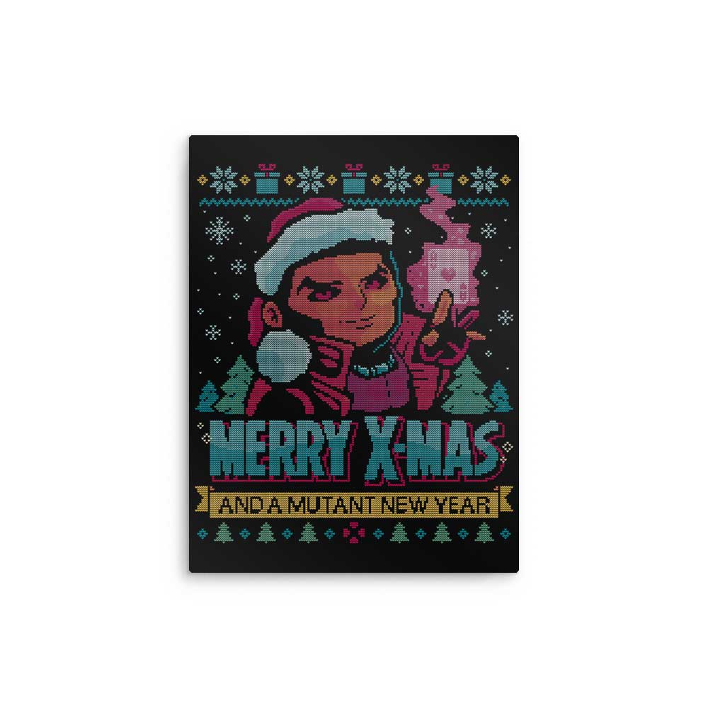 Kinetic Xmas - Metal Print