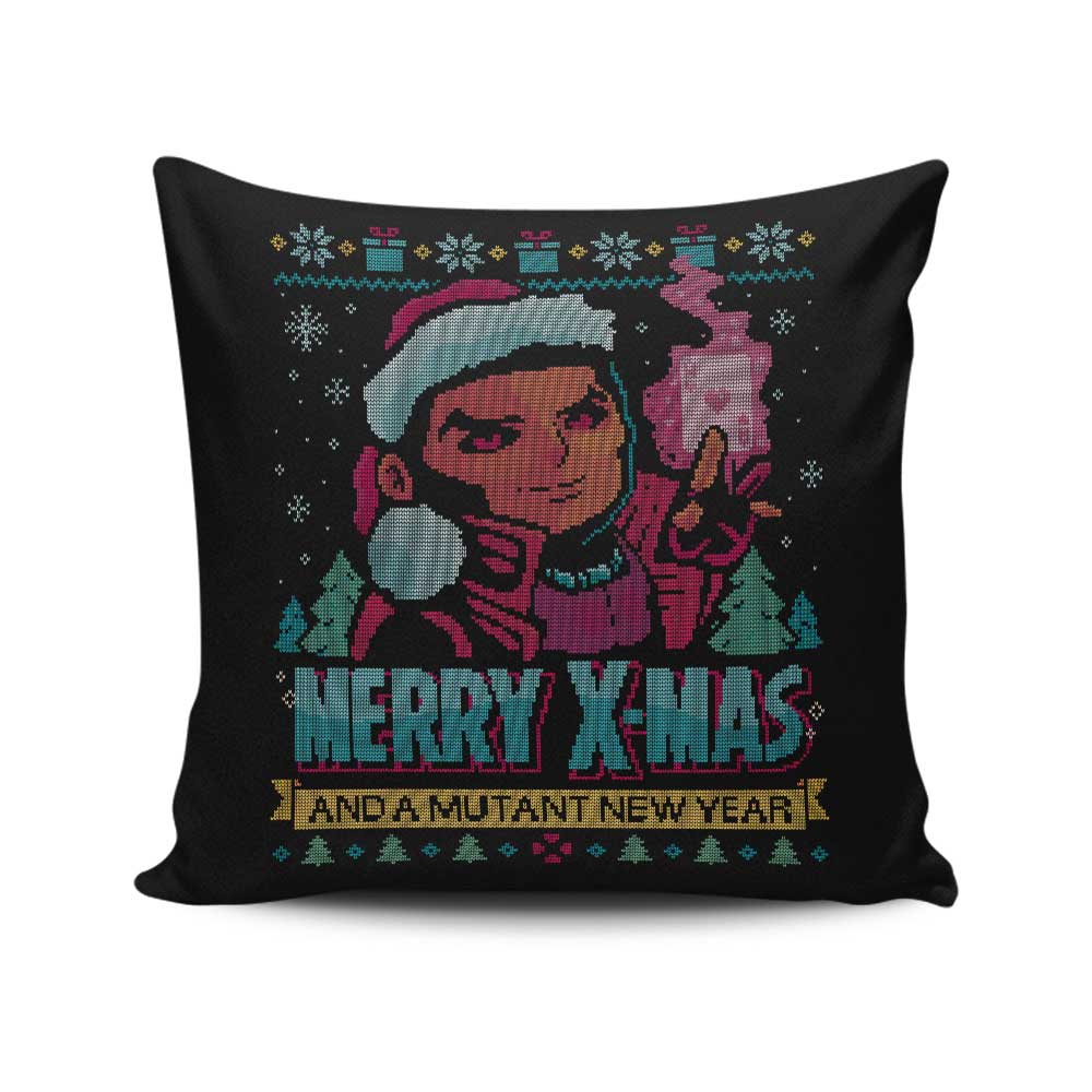 Kinetic Xmas - Throw Pillow