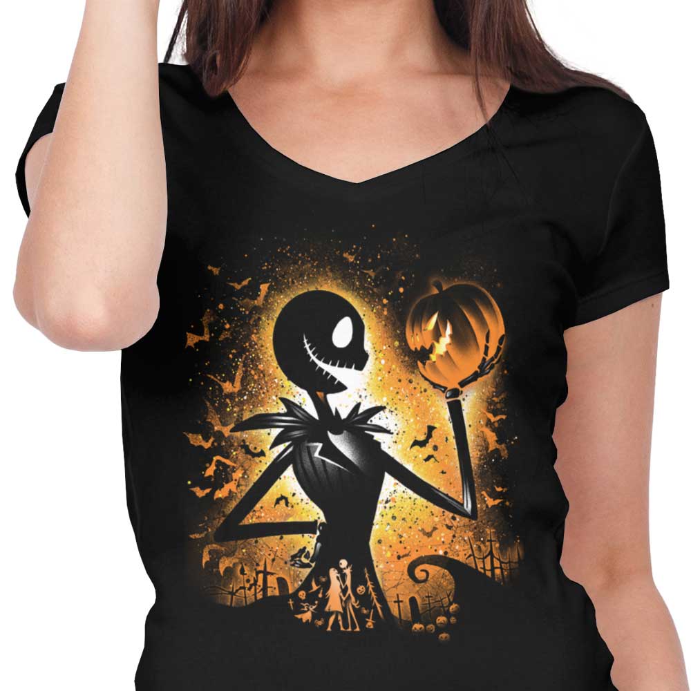 King of Halloween - Women's V-Neck