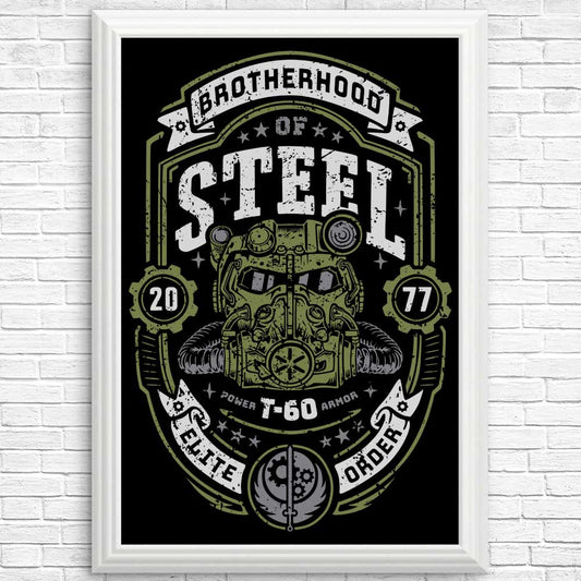 Knight of Steel T60 - Posters & Prints