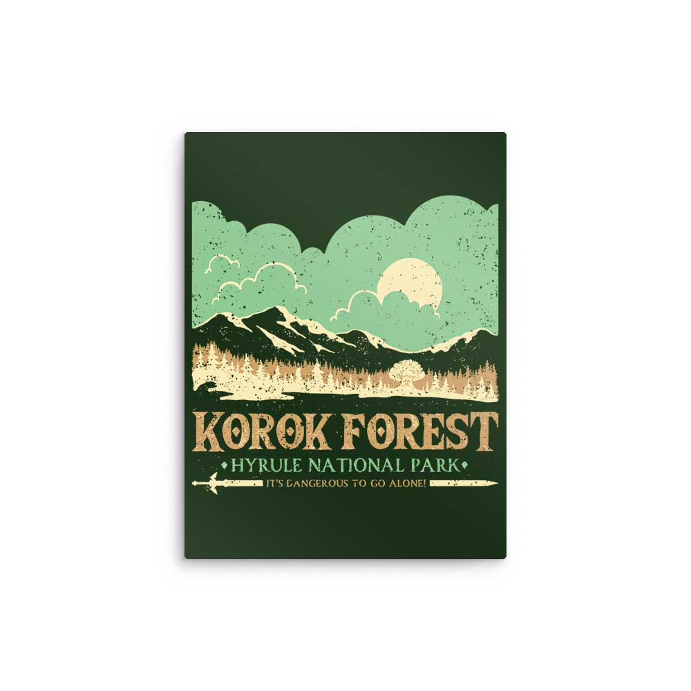 Korok National Park - Metal Print