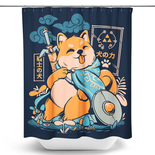 Legend of Dog (Alt) - Shower Curtain