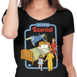 Let's Call the Exorcist - Women's V-Neck