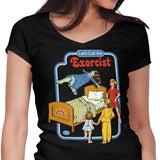 Let's Call the Exorcist - Women's V-Neck