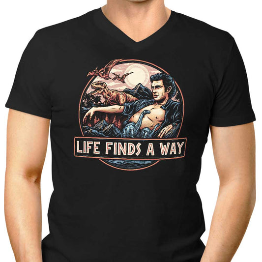 Life Finds a Way - Men's V-Neck