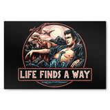 Life Finds a Way - Metal Print