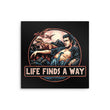 Life Finds a Way - Metal Print