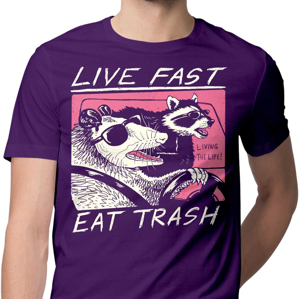 Live Fast, Eat Trash - Men's Apparel