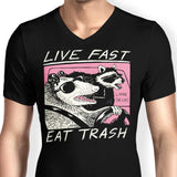 Live Fast, Eat Trash - Men's V-Neck