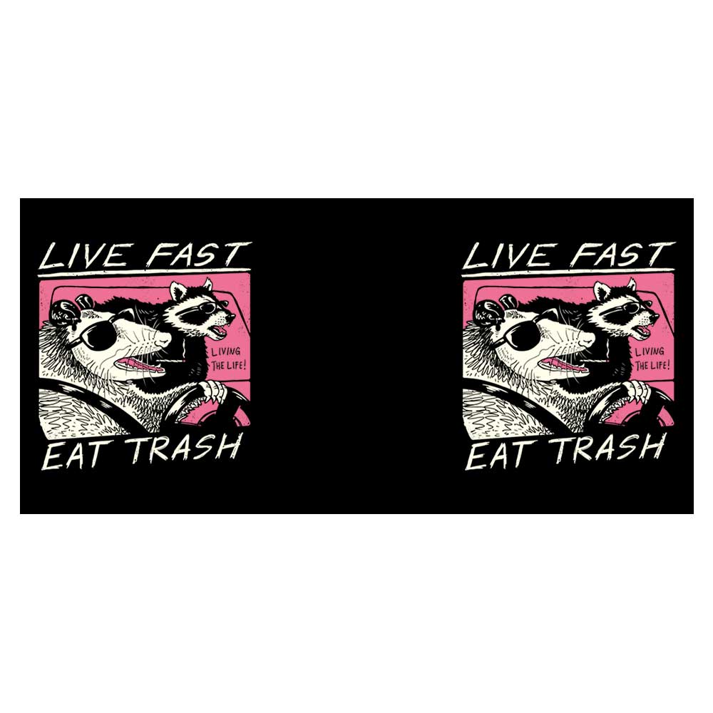 Live Fast, Eat Trash - Mug