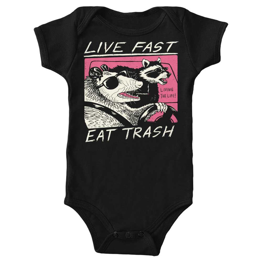 Live Fast, Eat Trash - Youth Apparel