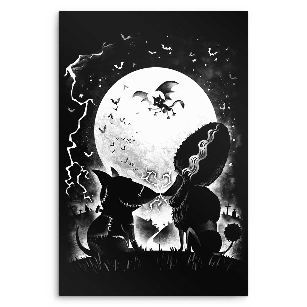 Love at First Spark - Metal Print