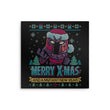 Magnetic Xmas - Metal Print