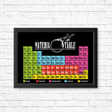 Materia Table - Posters & Prints