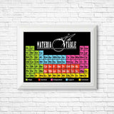 Materia Table - Posters & Prints