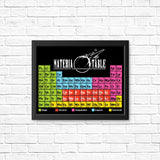 Materia Table - Posters & Prints