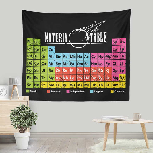 Materia Table - Wall Tapestry