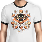 Midnight Vampire Cat - Ringer T-Shirt